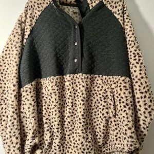 Maurices Leopard Print Fleece